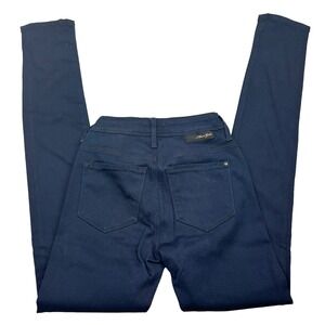 Mavi Pants Womens 27 Navy Blue Alissa High Rise Super Skinny Stretch Leggings